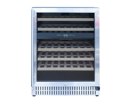 Summerset 24-Inch Outdoor Rated Dual Zone Wine Cooler