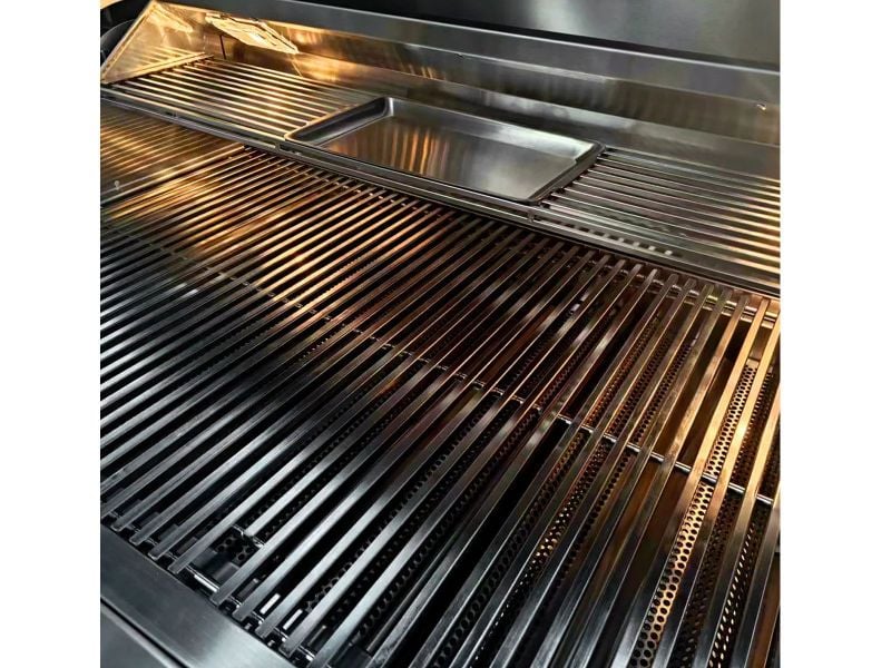 TrueFlame 40-Inch 5-Burner Freestanding Gas Grill with Rear Infrared Burner and Grill Lights