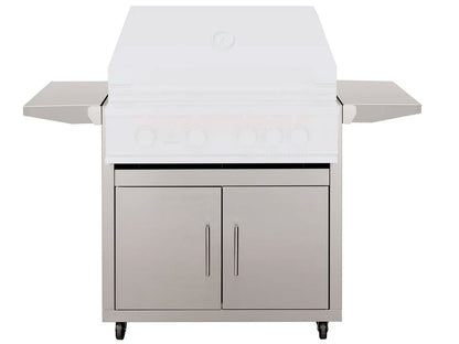 TrueFlame Deluxe Cart with 2 Fold-Down Side Shelves for 32" Grills