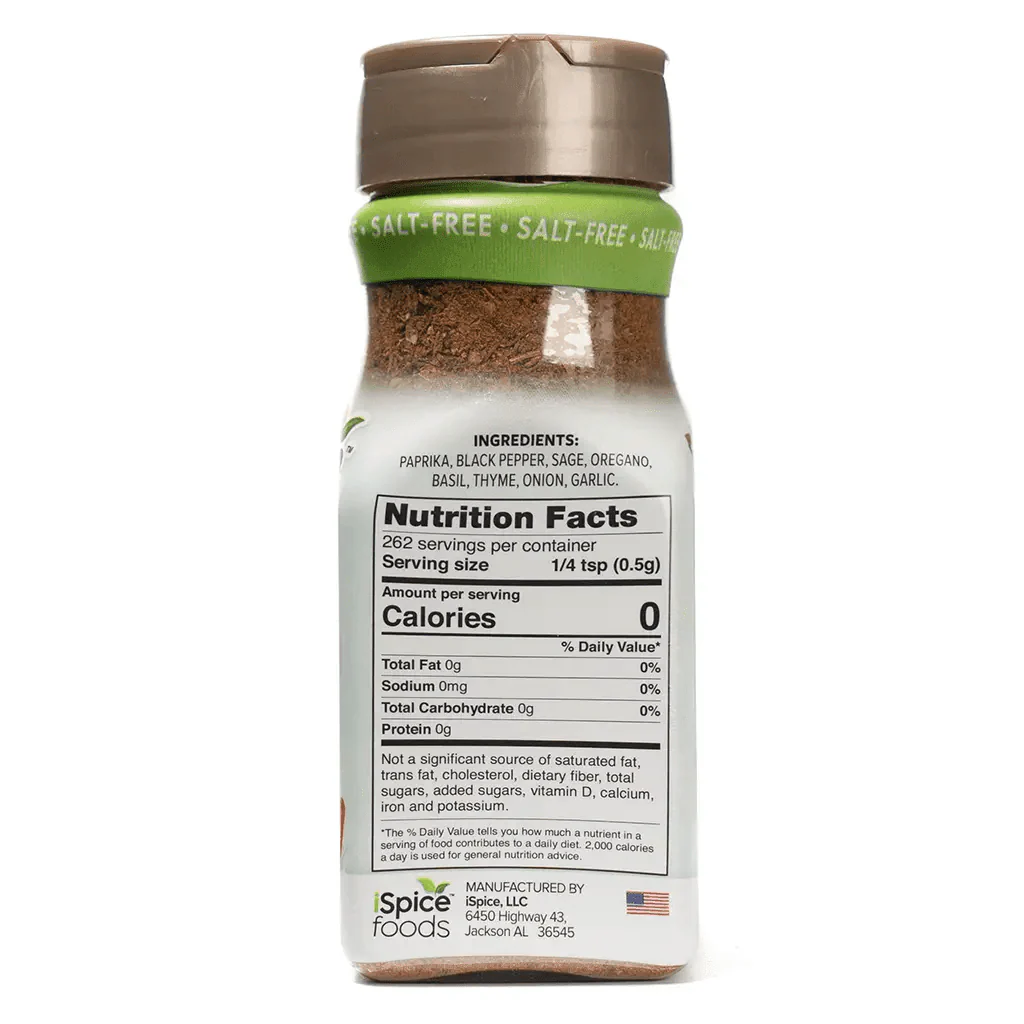 Salt-Free Vegetable Seasoning