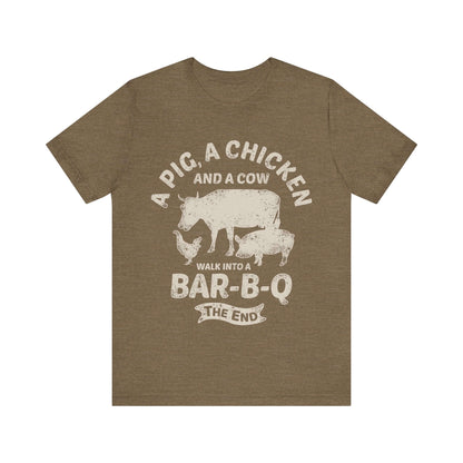WALK INTO A BBQ T-SHIRT
