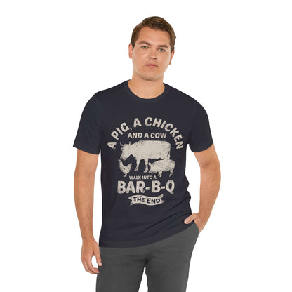WALK INTO A BBQ T-SHIRT