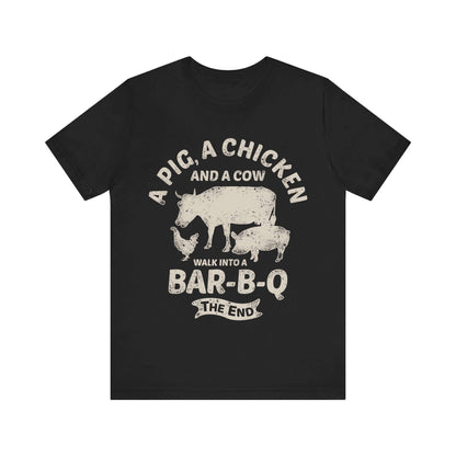 WALK INTO A BBQ T-SHIRT