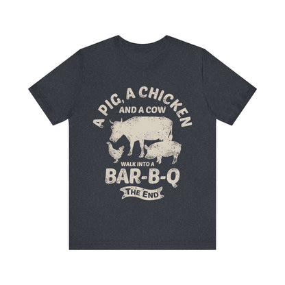 WALK INTO A BBQ T-SHIRT
