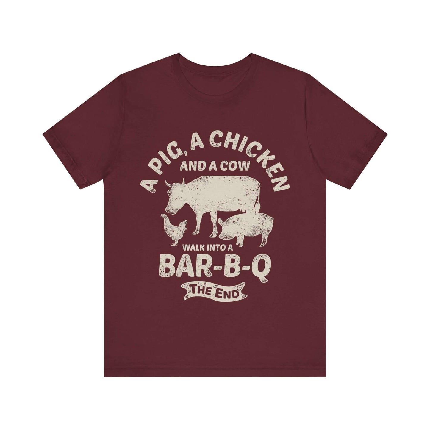 WALK INTO A BBQ T-SHIRT