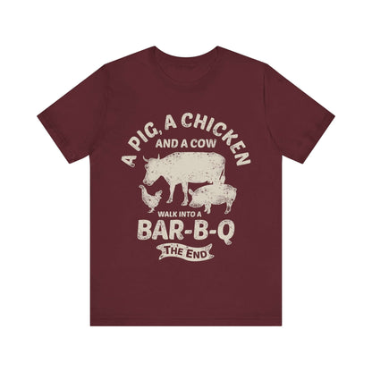 WALK INTO A BBQ T-SHIRT