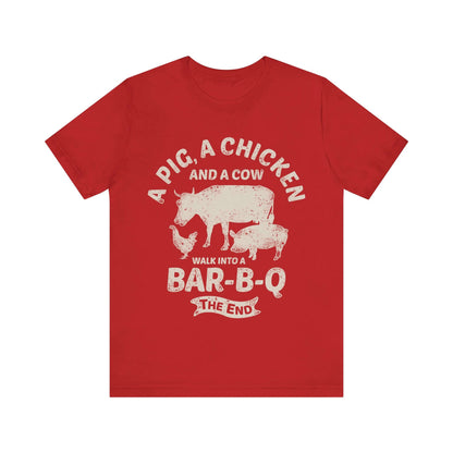 WALK INTO A BBQ T-SHIRT
