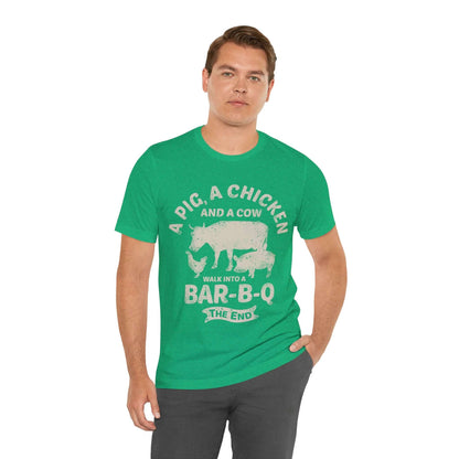 WALK INTO A BBQ T-SHIRT