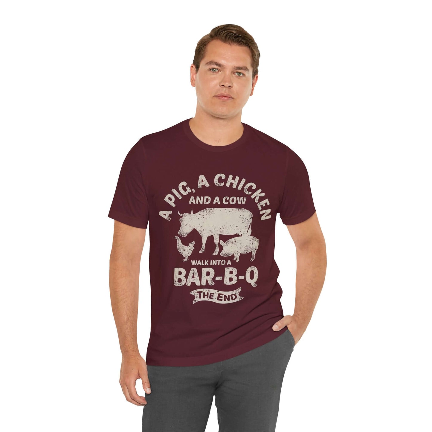 WALK INTO A BBQ T-SHIRT