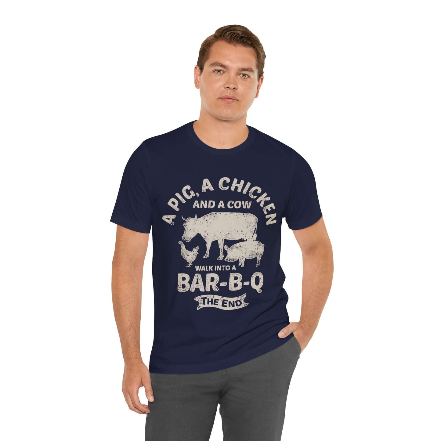 WALK INTO A BBQ T-SHIRT