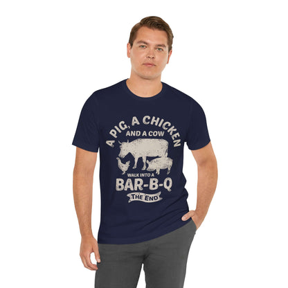 WALK INTO A BBQ T-SHIRT