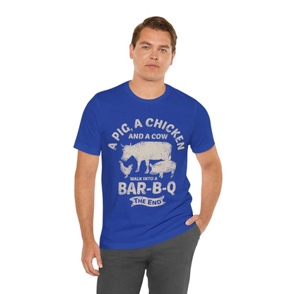 WALK INTO A BBQ T-SHIRT