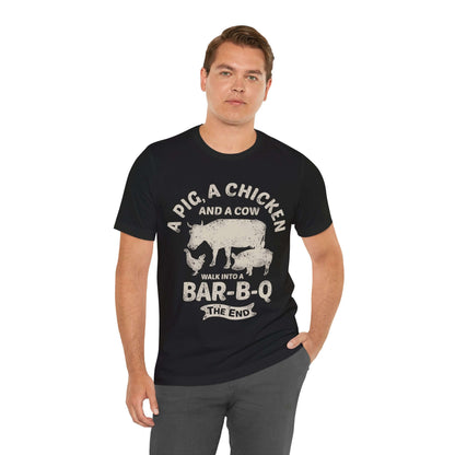 WALK INTO A BBQ T-SHIRT
