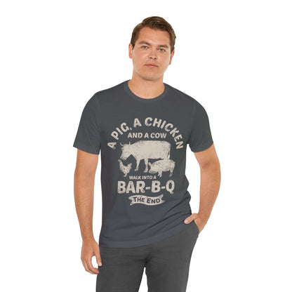 WALK INTO A BBQ T-SHIRT